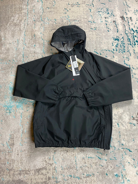 Stone island black 1/4 zip anorak