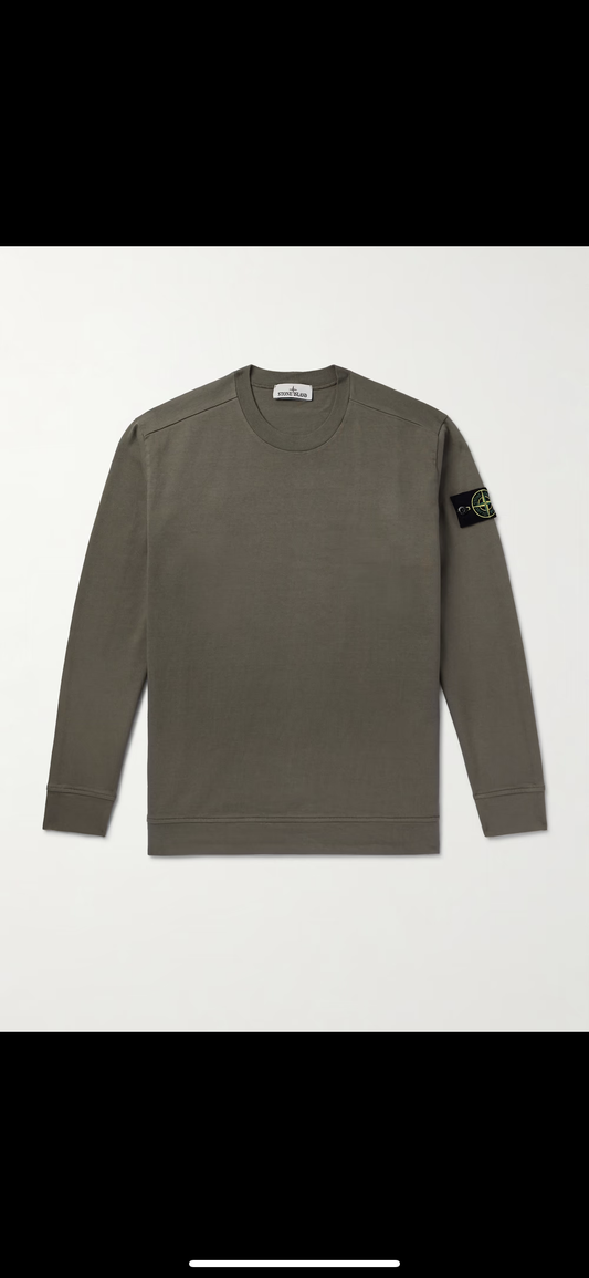 SS25 Khaki Green Stone Island Sweatshirt