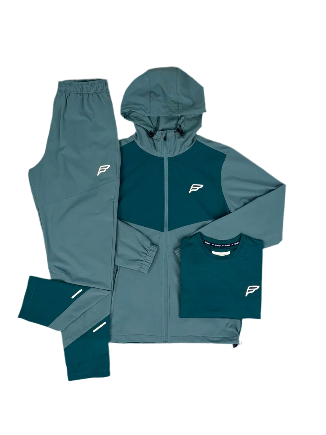 FREQUENCY - TEAL 3 PIECE TRACKSUIT