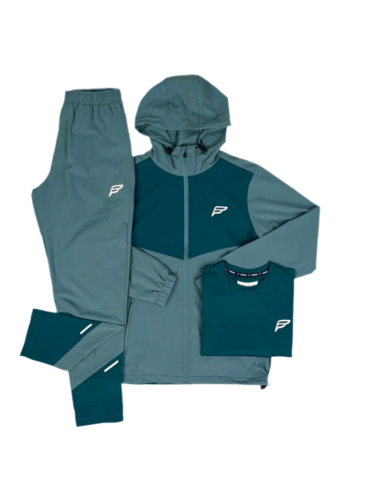 FREQUENCY - TEAL 3 PIECE TRACKSUIT