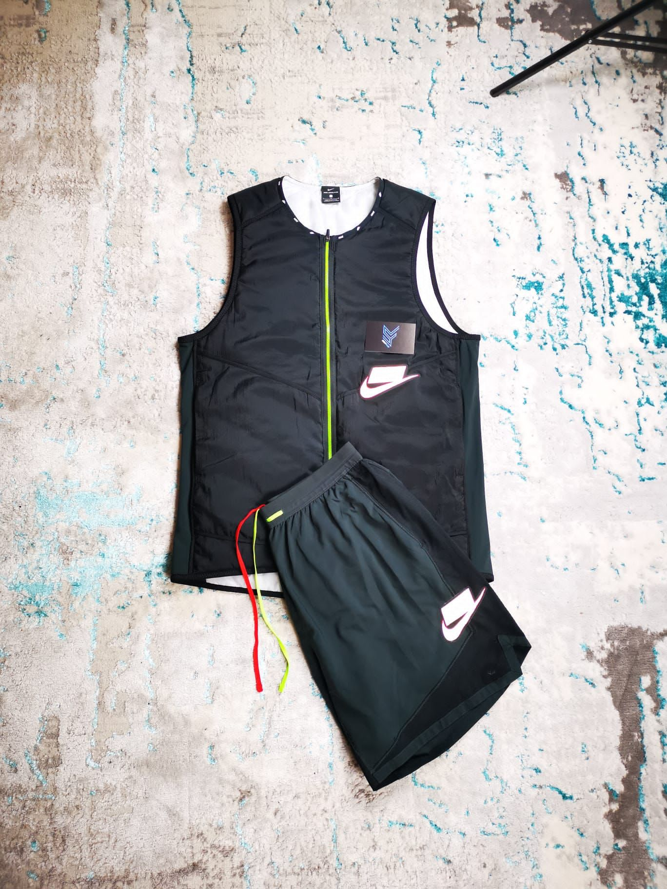 Nike Meekz gilet and short set